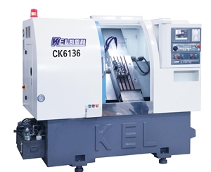 CK6136D ∠45斜床身排刀式 數(shù)控車床（高配置 排刀機）