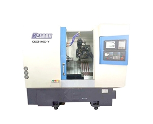 CKX6146C—Y∠45斜床身 (排刀型帶2個(gè)端銑3個(gè)鍘銑動(dòng)力頭）車(chē)銑復(fù)合數(shù)控車(chē)床—高配置